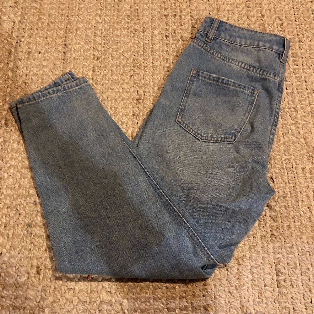 Straight leg jeans